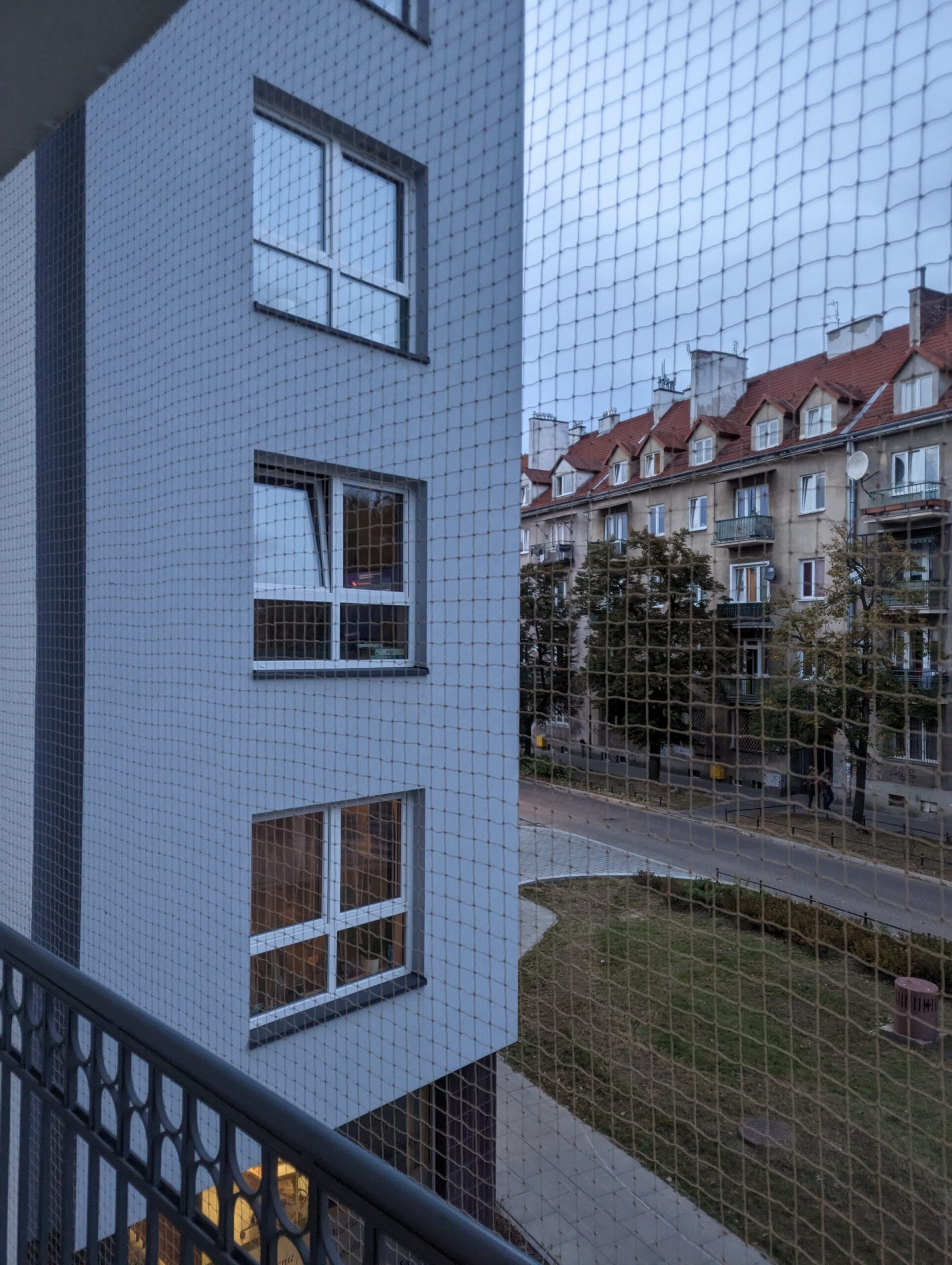 osiatkowanie balkonu w Warszawie